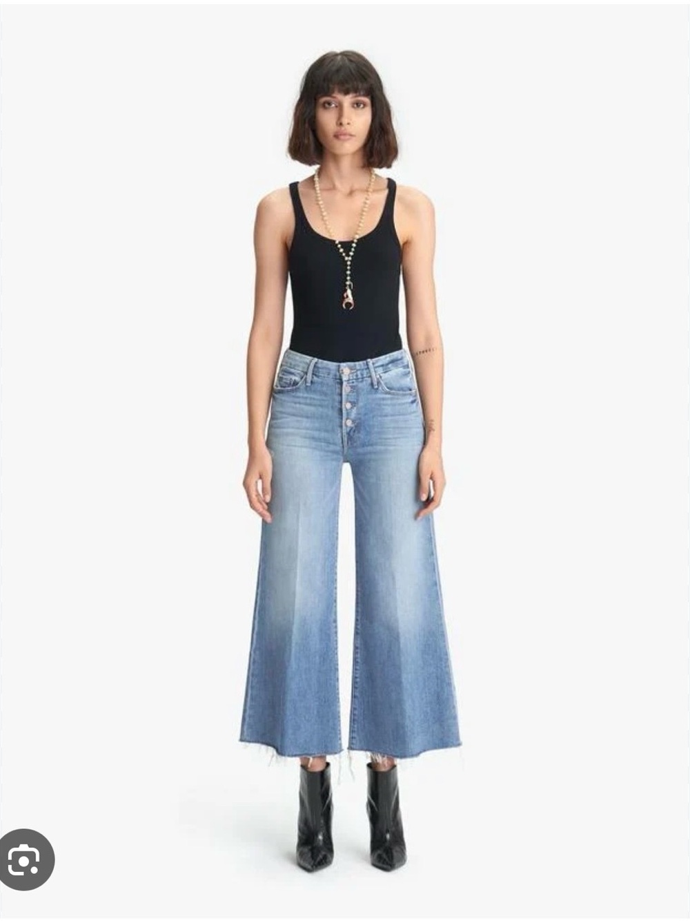 Mother Pixie Roller Ankle Frey Jeans